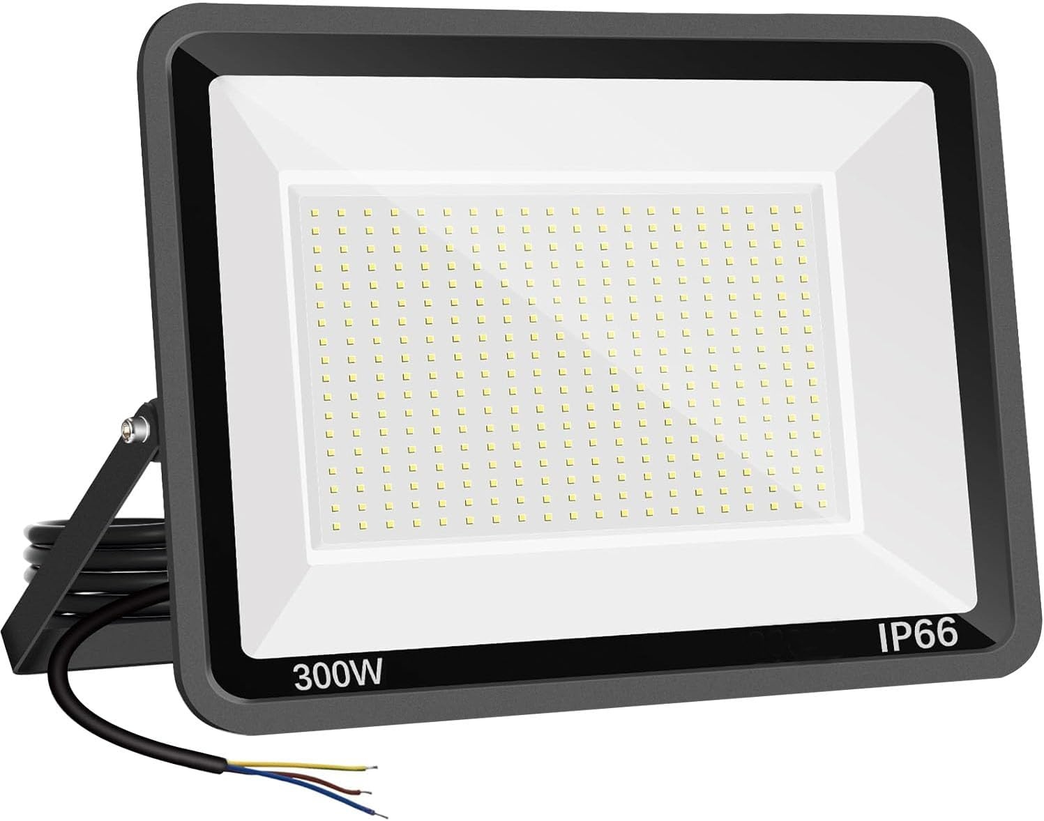 Led-spot voor Buiten Verlichting, Buitenverlichting, Tuinverlichting, Buitenlamp, 300 W, IP66, Waterdicht, Koudwit, 6500 K, 30.000 Lumen, voor Huis, Garage, Binnenplaats, Terras, Veld