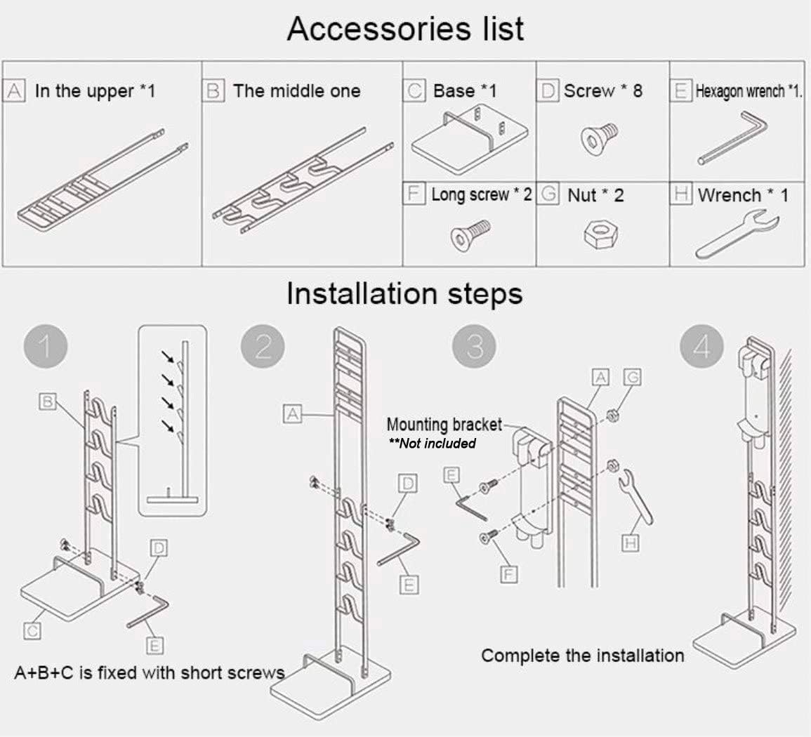 Vacuüm Standhouder Station Compatibel voor Dyson V15 V6 V7 V8 V10 V11 DC58 DC59 DC62 DC74, Stofzuigerstandaard vloerhouder zonder boren van de muur