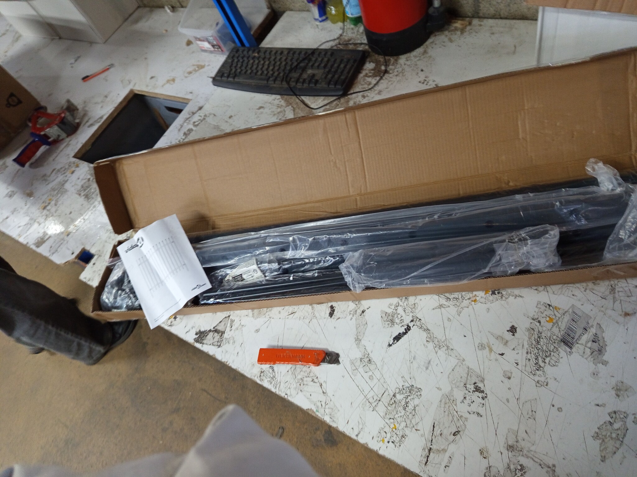 VidaXL Tuinhek Grijs 1.7x0.8m (52% korting)