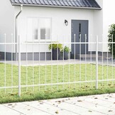vidaXL Wit Tuin Hek (1.7 x 1.2 m) - 57% Korting!