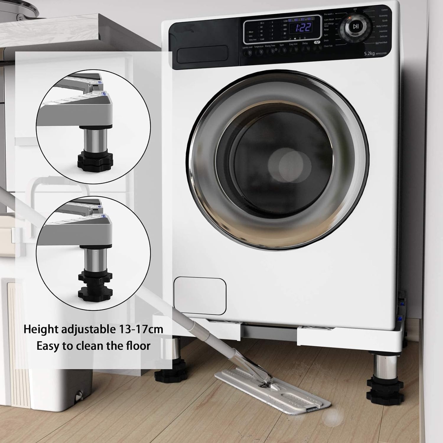 Verstelbare Wasmachineonderlegger - 52% Korting