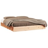 vidaXL Bedframe Massief Hout 200x200 cm - 34% Korting
