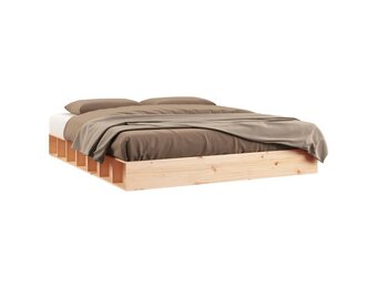 vidaXL Bedframe Massief Hout 200x200 cm - 34% Korting