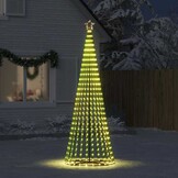vidaXL LED Kerstboom 247cm, 475 Warm Witte LEDs - 75% Korting!