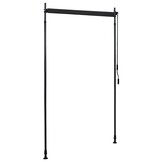 Retouretje: Antraciet Rolgordijn Buiten 120x270 cm - 55% Korting!