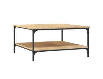 VidaXL Salontafel 80x80cm Sonoma Eiken - 57% Korting!