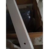 VidaXL Tuinhoekbank Grenenhout Wit met Kussens - 54% Korting