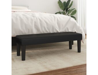 vidaXL Bankje Kunstleer Zwart - 32% Korting!