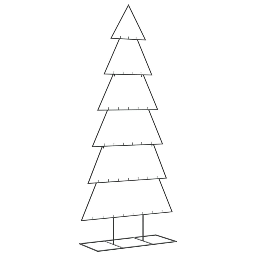 vidaXL Metalen Kerstboom Frame Zwart 180cm - 55% Korting