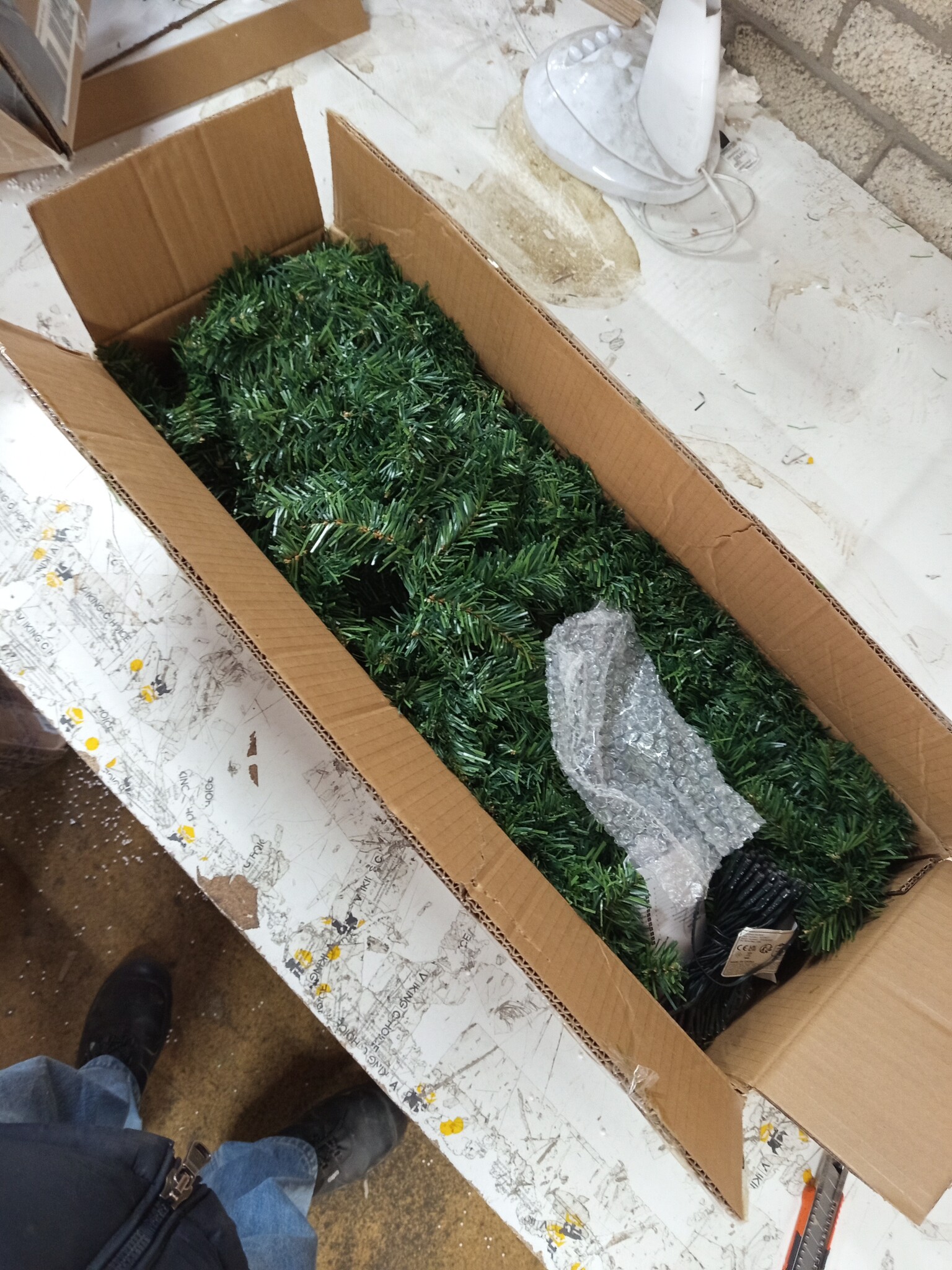 VidaXL Kerstslinger met LED-lampjes - 64% Korting!