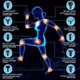 Zwart Massagepistool - 30 Snelheden & 10 Opzetstukken | 33% Korting!