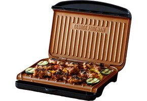 George Foreman Contactgrill Copper Medium - 54% Korting!