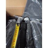 vidaXL Tuinstoelen 4 st met kussens poly rattan zwart