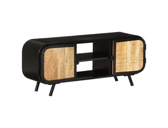 vidaXL Tv-meubel 110x30x45 cm ruw mangohout