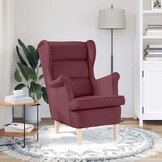 vidaXL Fauteuil Wijnrood - 34% Korting