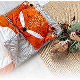 Kinderslaapzak vos, slaapzak voor kinderen, mummieslaapzak, licht en compact, 165 x 75 cm