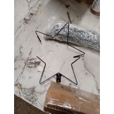 vidaXL LED Kerstboom met 390 LED met grondpennen Blauw 250 cm IJzer