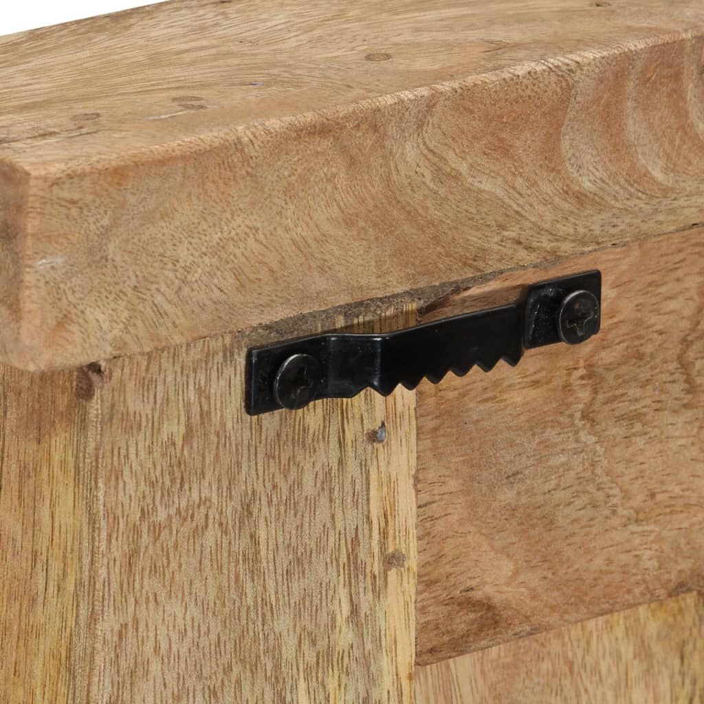 vidaXL Kapstokken 2 st 38x100 cm massief mangohout