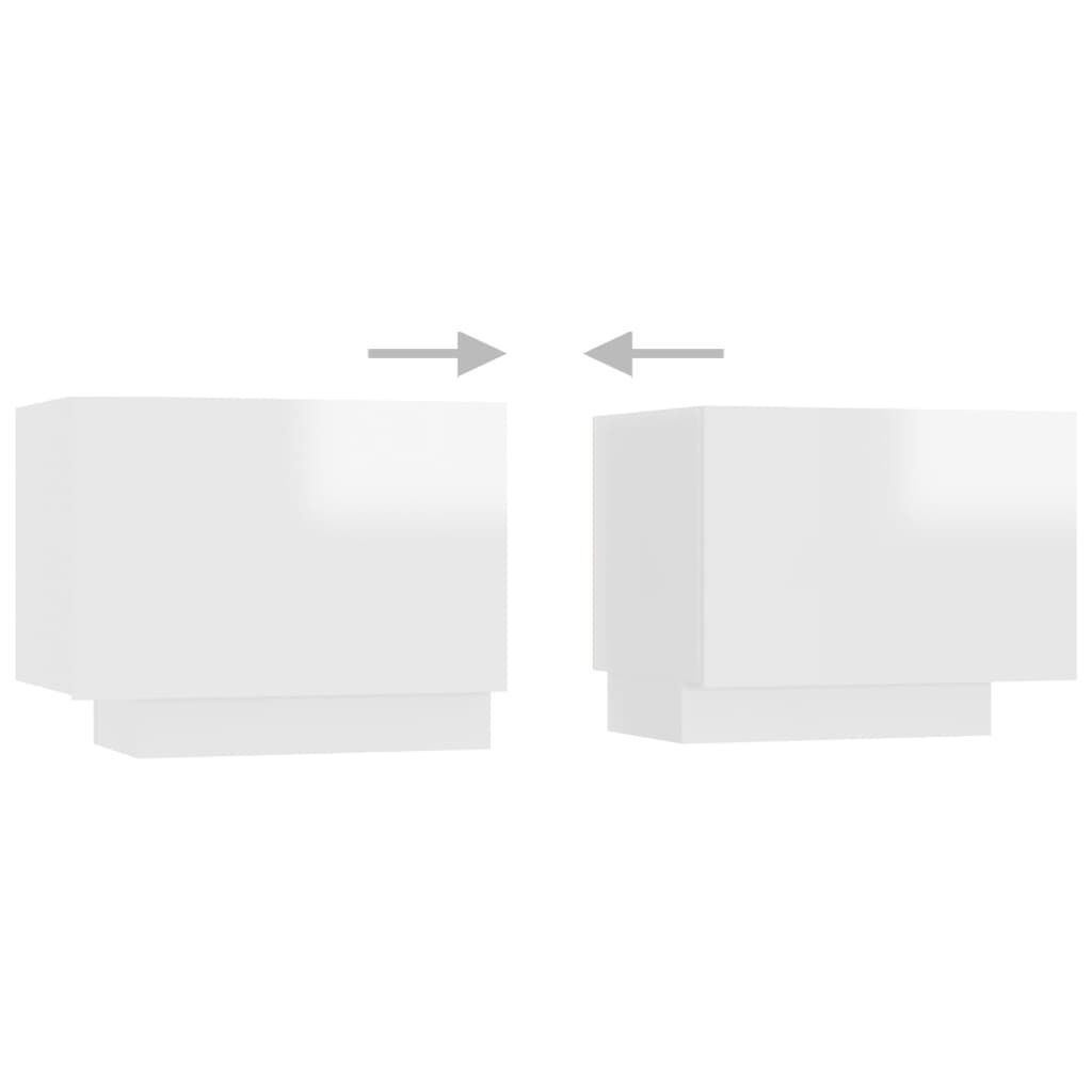 VidaXL TV-meubel Hoogglans Wit - 53% Korting!