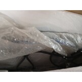 vidaXL Balkontafel hangend mozaïek blauw en wit