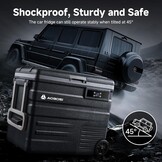 AAOBOSI Compressor Koelbox Zwart 65L - 30% Korting!