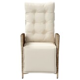 VidaXL Tuinstoel Poly Rattan Beige (34% Korting)