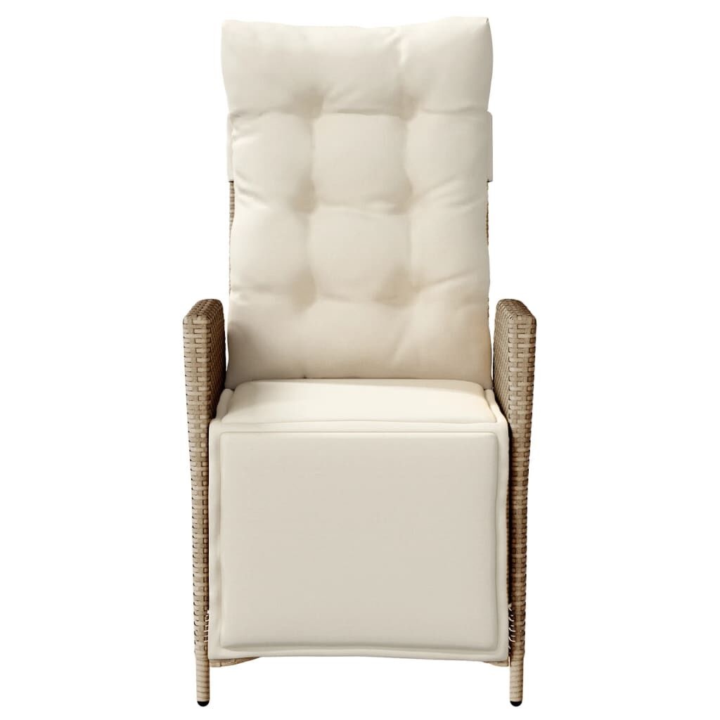 VidaXL Tuinstoel Poly Rattan Beige (34% Korting)