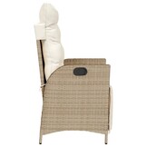 VidaXL Tuinstoel Poly Rattan Beige (34% Korting)