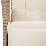 VidaXL Tuinstoel Poly Rattan Beige (34% Korting)