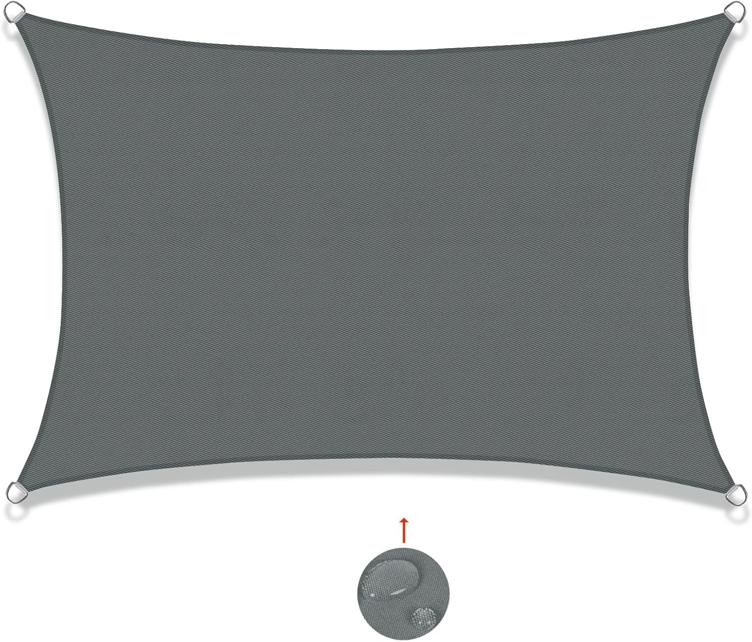 SUNNY GUARD Zonnezeil Rookgrijs 4x6m - 29% Korting!