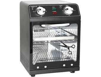 Zwarte Salon Sterilisator 220°C met Timer - 35% Korting!