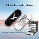 Zwarte Salon Sterilisator 220°C met Timer - 35% Korting!