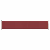 vidaXL Uittrekbaar Tuinscherm 117x600cm Rood - 40% Korting!