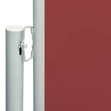 vidaXL Uittrekbaar Tuinscherm 117x600cm Rood - 40% Korting!