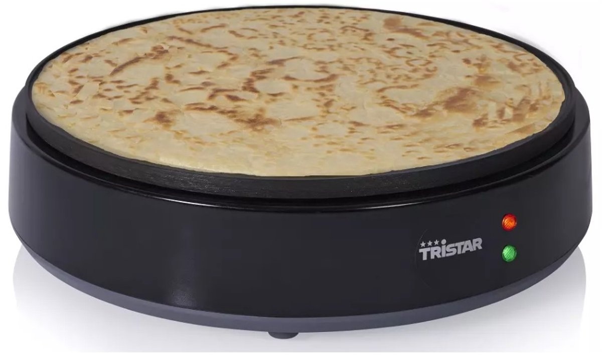 Tristar Pannenkoekenmaker 1200W - 30cm - Zwart - 61% Korting!