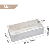 Nuptio Houten Witte Vaas Set (2 stuks) - 30cm - 48% Korting