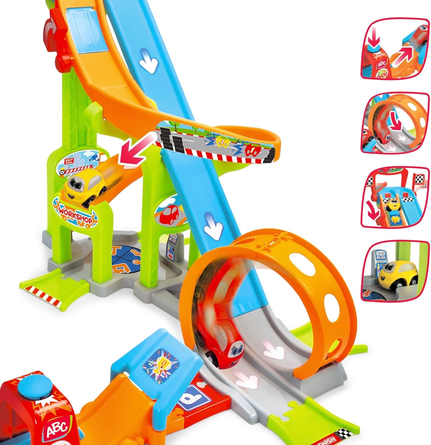 Dickie Toys Racebaan met Looping & 2 Autootjes - 62% Korting!