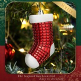 128 Kerstballen Rood & Wit - Onbreekbaar - 55% Korting