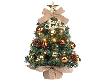 Mini Kerstboom 40 cm met LED Verlichting - 54% Korting!