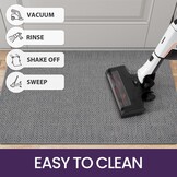 DEXI Binnendeurmat Grijs 90x140 cm - 27% Korting