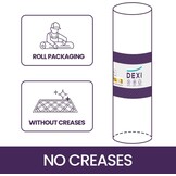 DEXI Binnendeurmat Grijs 90x140 cm - 27% Korting