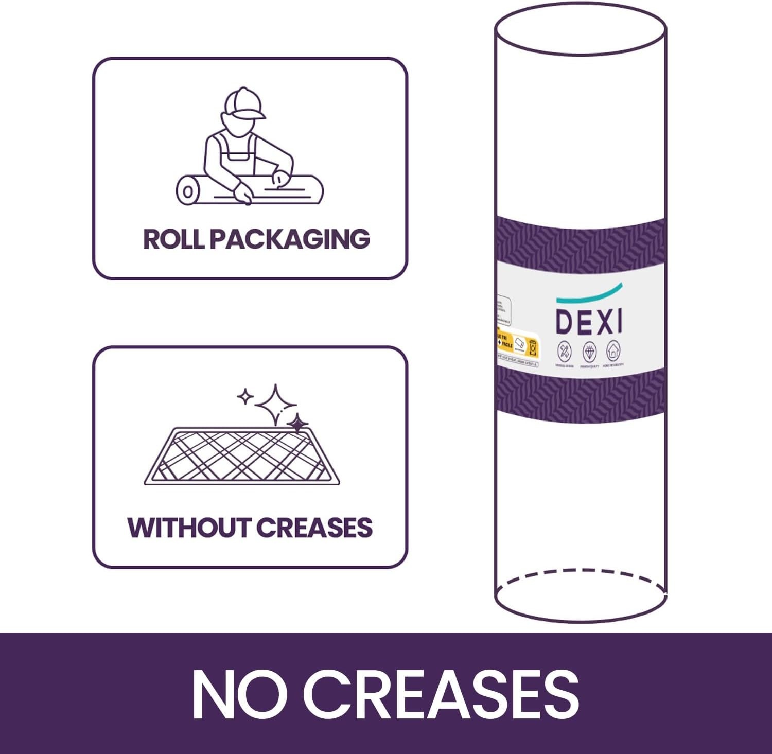 DEXI Binnendeurmat Grijs 90x140 cm - 27% Korting