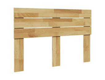 vidaXL Massief Eiken Hoofdeinde 120 cm - 33% Korting!