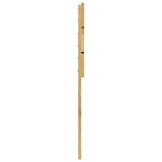 vidaXL Massief Eiken Hoofdeinde 120 cm - 33% Korting!