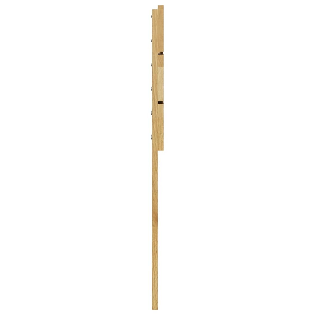 vidaXL Massief Eiken Hoofdeinde 120 cm - 33% Korting!