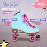 Moxi Beach Bunny Rolschaatsen Blue Sky (maat UK 6/US 7) - 36% Korting!