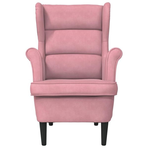 vidaXL Fauteuil Fluweel Roze (54% Korting)