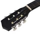 vidaXL Klassieke Gitaar Western Cutaway 38" Zwart - 53% Korting!