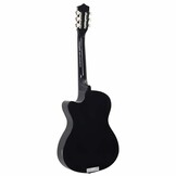 vidaXL Klassieke Gitaar Western Cutaway 38" Zwart - 53% Korting!