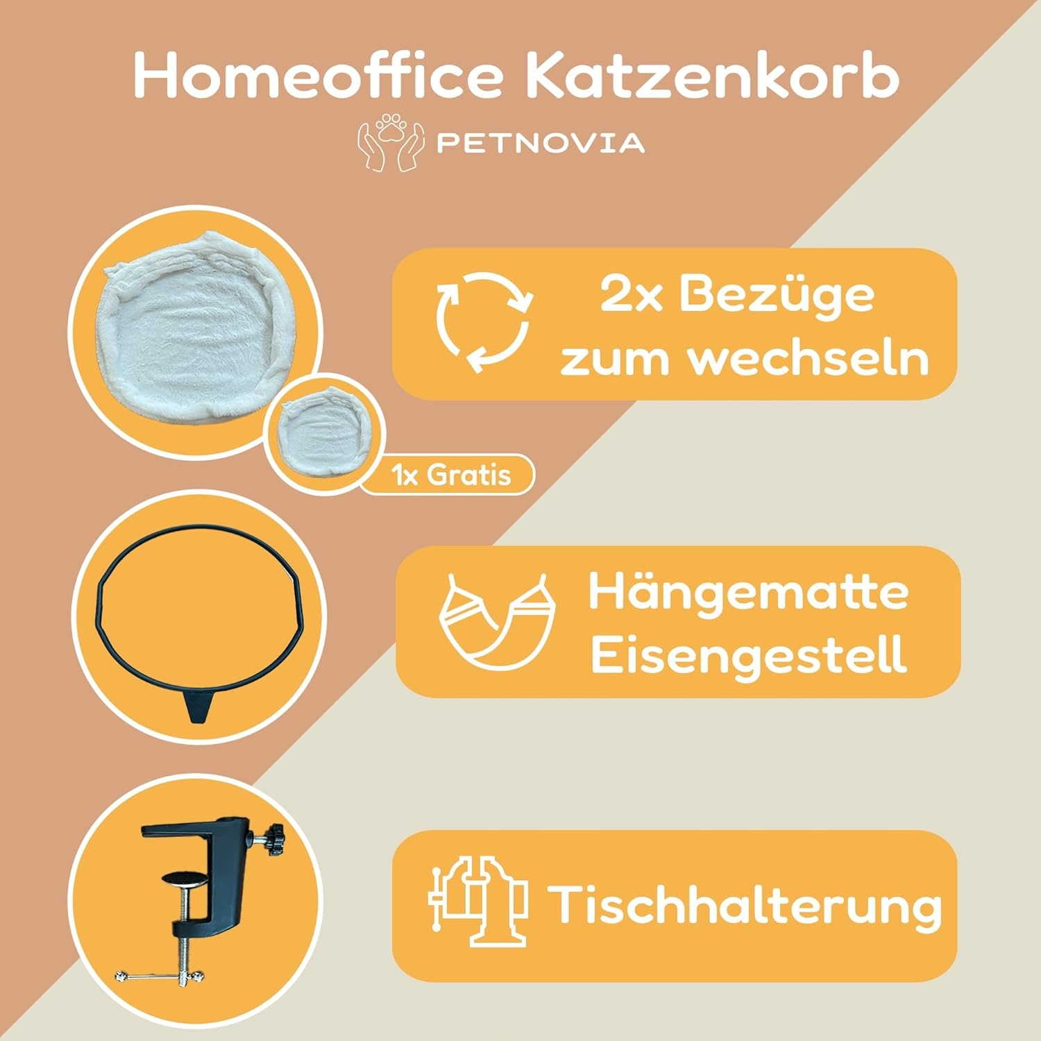 Homeoffice Kattenmand met Korting - Gezellig & Wasbaar - 31% Korting!